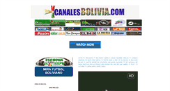 Desktop Screenshot of canalesbolivia.com